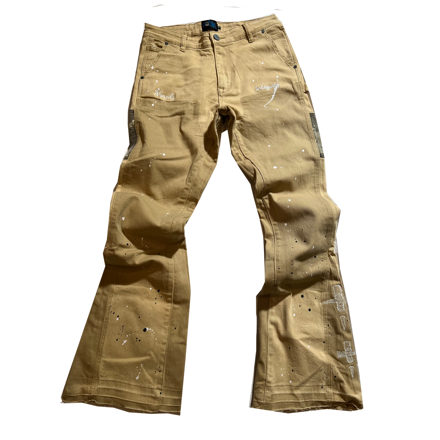 Morals & Integrity Painter jeans Tan